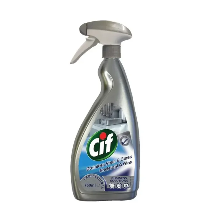 Cif profesional-geamuri & otel inox 750 ml