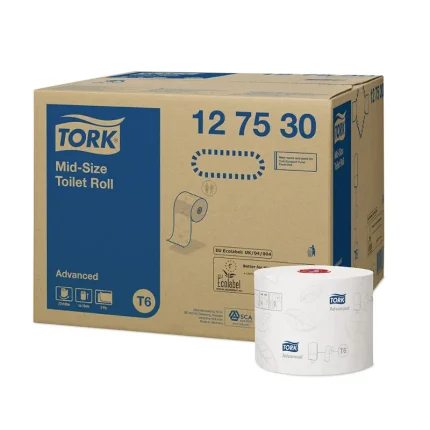 Hârtie igienica rola Mid-size - Tork T6