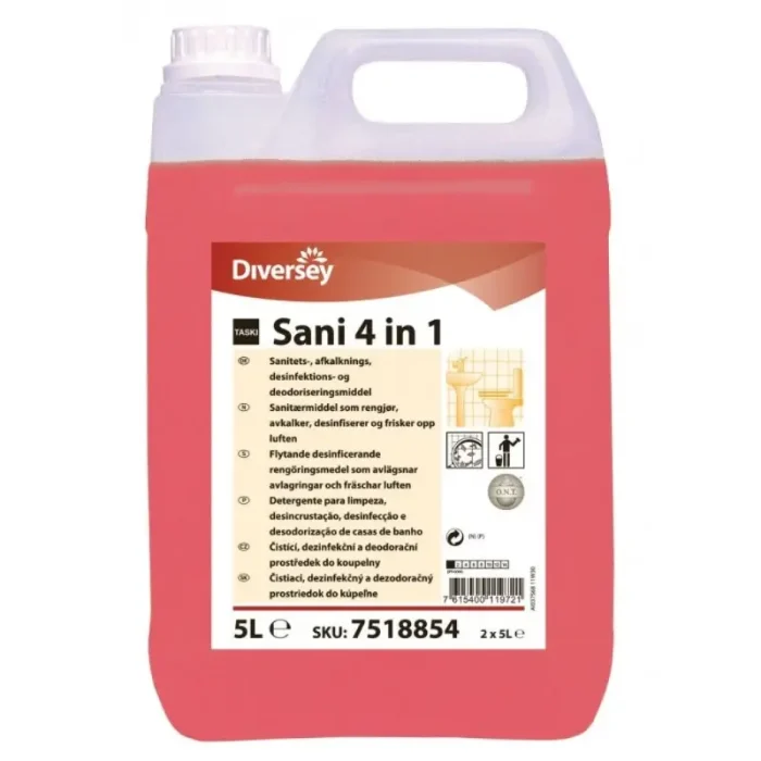 Taski Sani 4in1 Detergent Dezinfectant Detartrant si Dezodorizant 5L